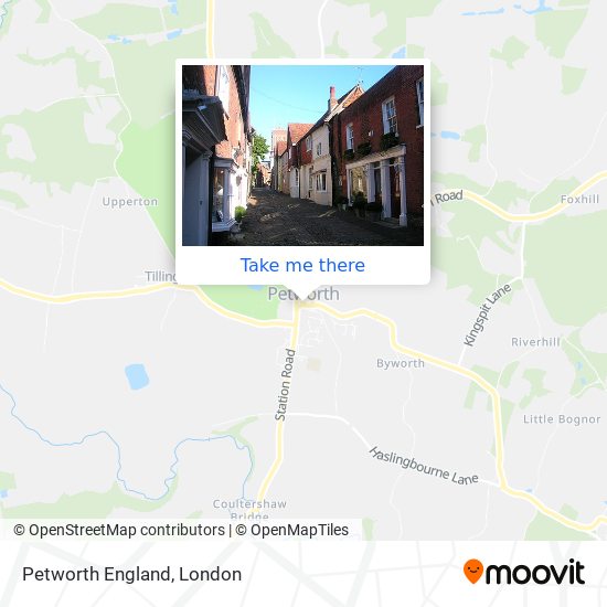 Petworth England map