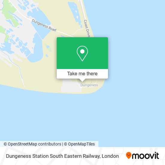 Dungeness Station South Eastern Railway map