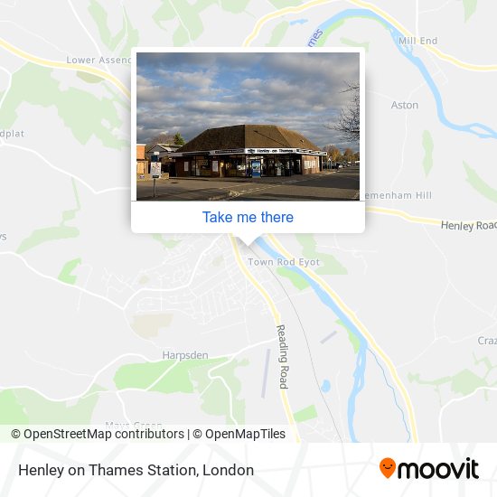 Henley on Thames Station map