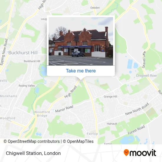How to Get to Chigwell Station by Tube, Bus or Train?