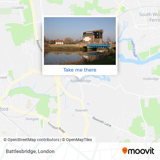 Battlesbridge map