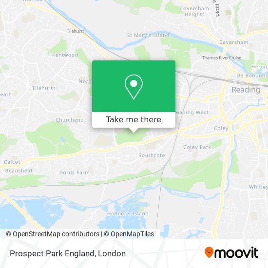 Prospect Park England map