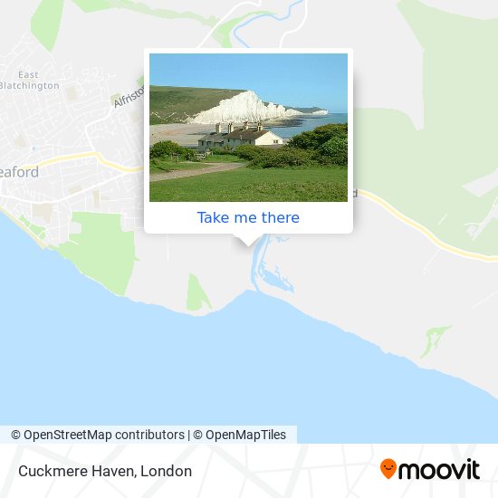 Cuckmere Haven map