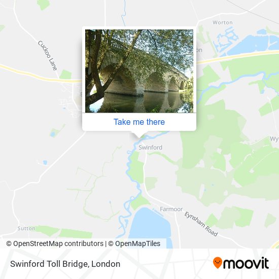 Swinford Toll Bridge map