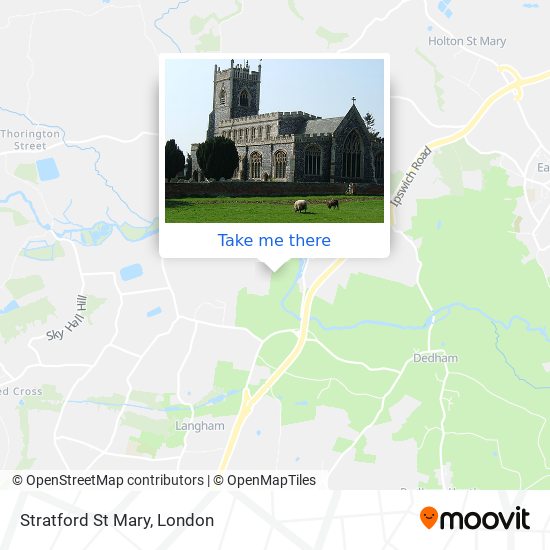 Stratford St Mary map