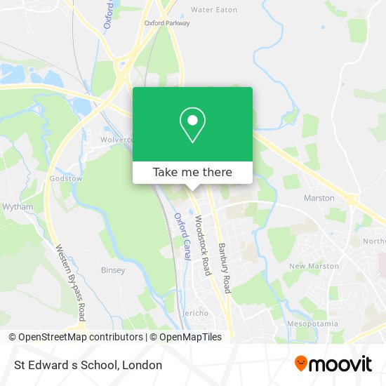 St Edward s School map