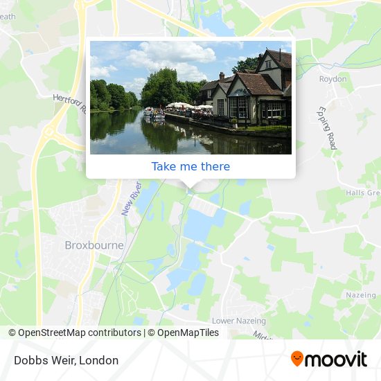Dobbs Weir map
