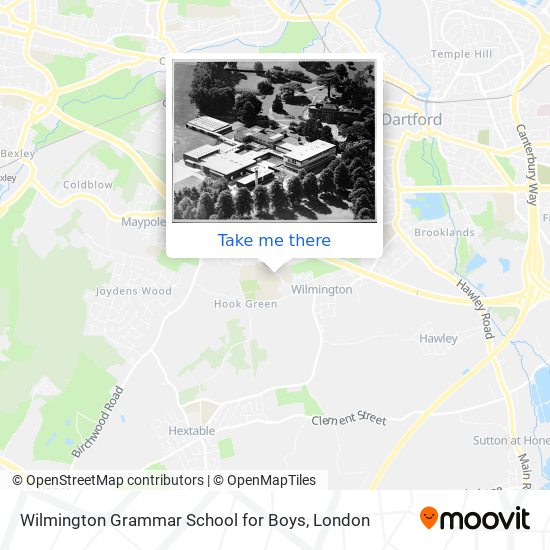 Wilmington Grammar School for Boys map