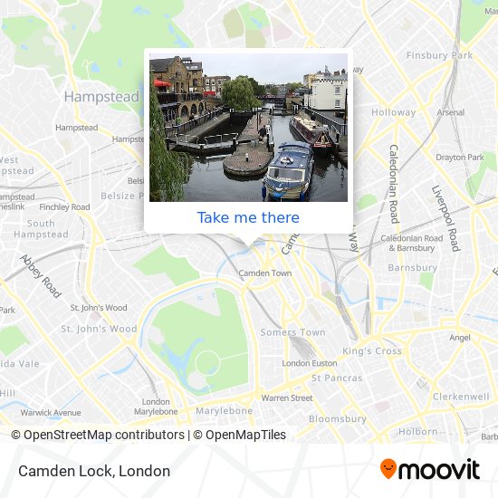 Camden Lock map