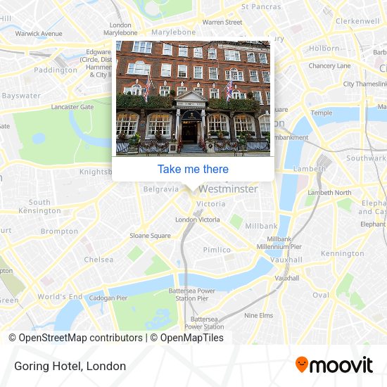 Goring Hotel map