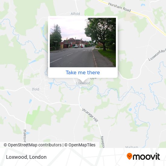 Loxwood map