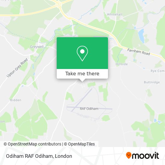 Odiham RAF Odiham map