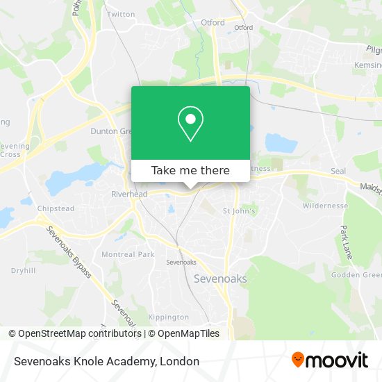 Sevenoaks Knole Academy map