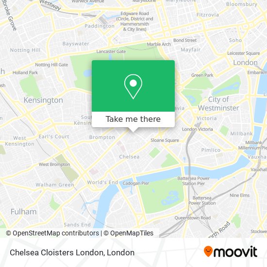 Chelsea Cloisters London map