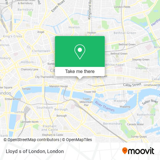 Lloyd s of London map