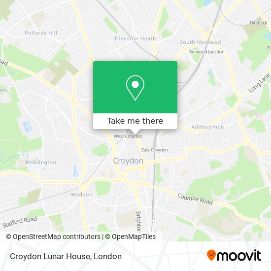 Croydon Lunar House map