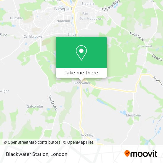 Blackwater Station map