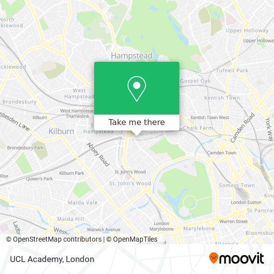 UCL Academy map