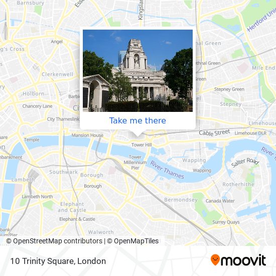 10 Trinity Square map