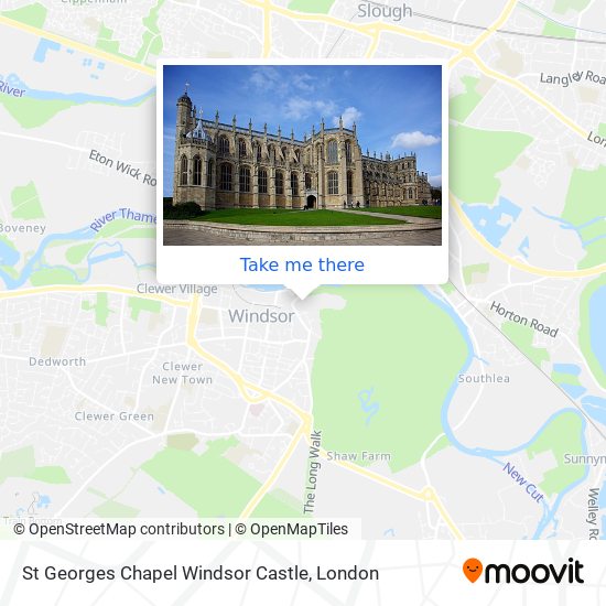 St Georges Chapel Windsor Castle map