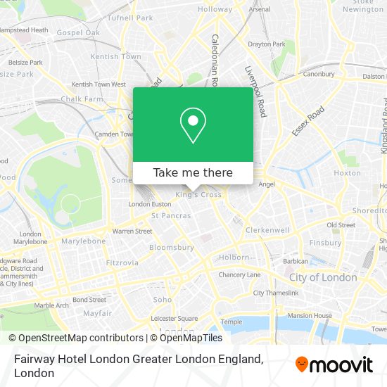 Fairway Hotel London Greater London England map