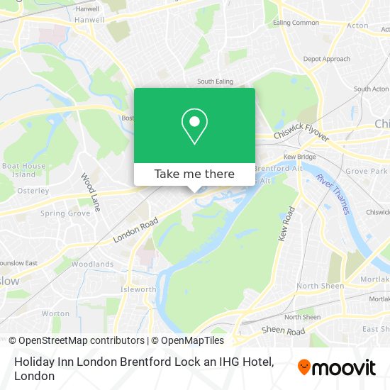 Holiday Inn London Brentford Lock an IHG Hotel map