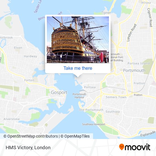 HMS Victory map