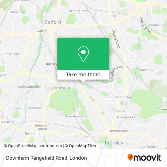 Downham Rangefield Road map