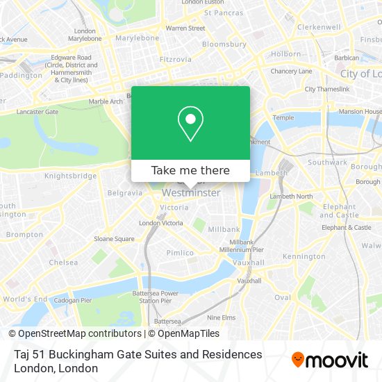 Taj 51 Buckingham Gate Suites and Residences London map