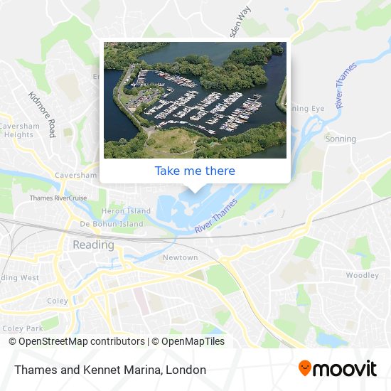 Thames and Kennet Marina map
