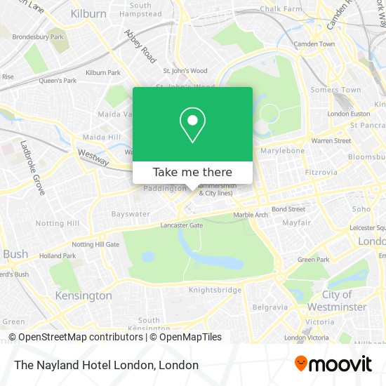 The Nayland Hotel London map