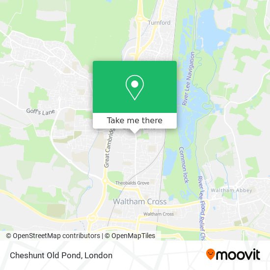 Cheshunt Old Pond map