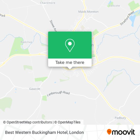 Best Western Buckingham Hotel map