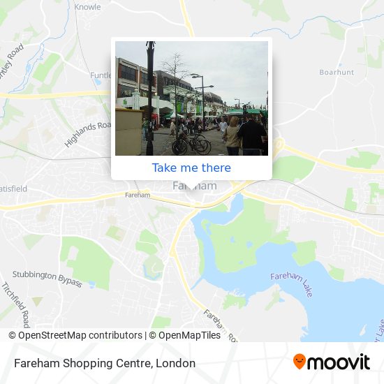 Fareham Shopping Centre map