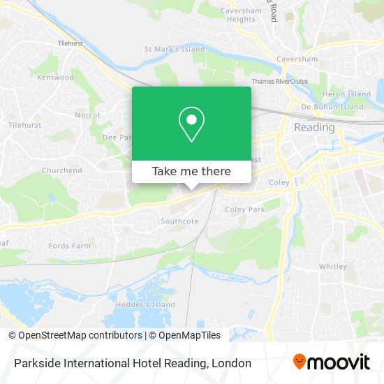 Parkside International Hotel Reading map