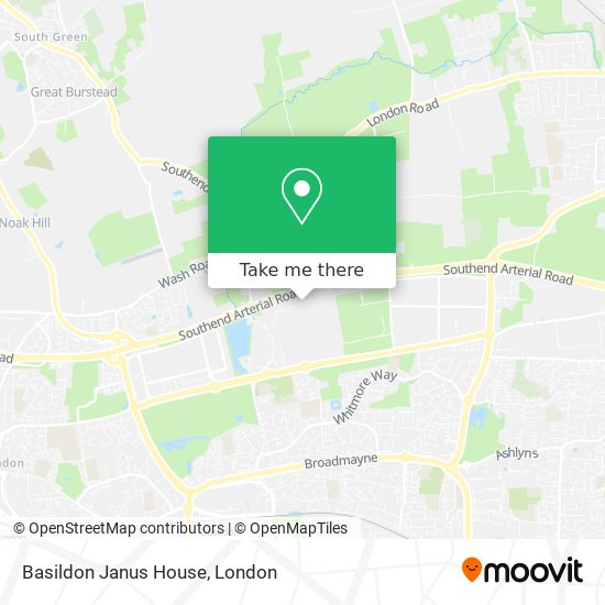 Basildon Janus House map