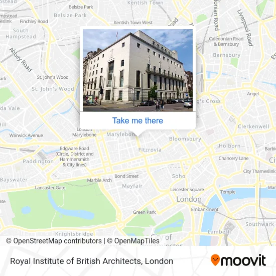 Royal Institute of British Architects map