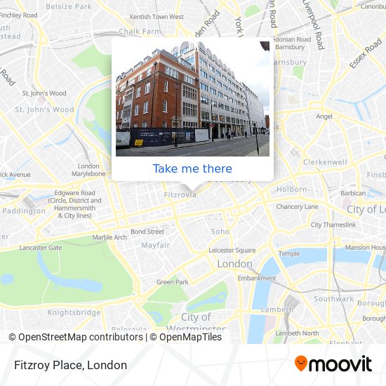 Fitzroy Place map
