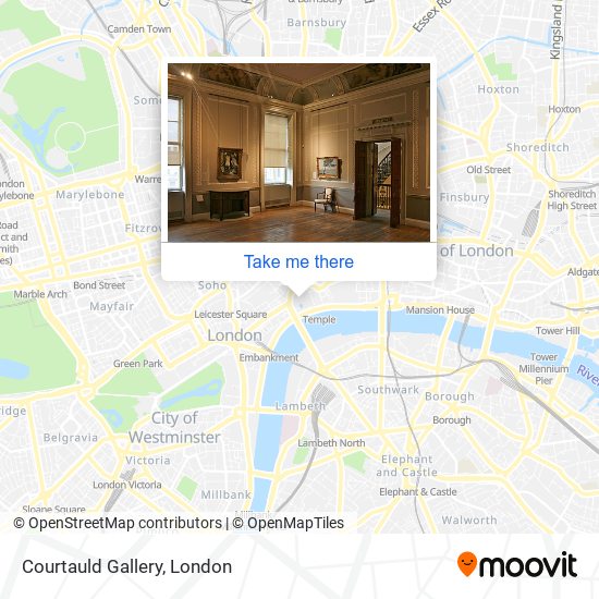 Courtauld Gallery map