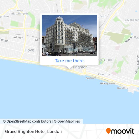 Grand Brighton Hotel map