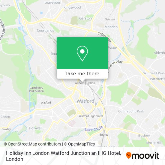 Holiday Inn London Watford Junction an IHG Hotel map