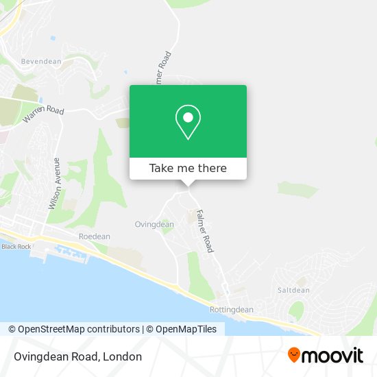 Ovingdean Road map