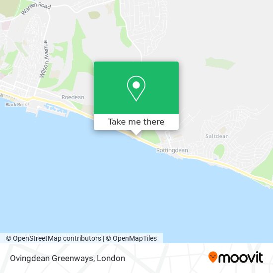 Ovingdean Greenways map