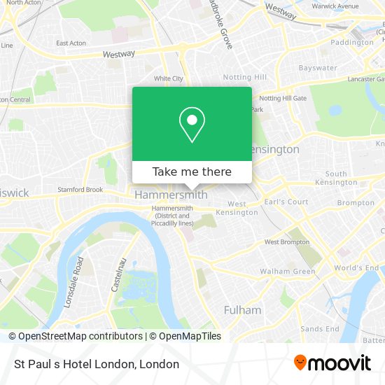 St Paul s Hotel London map