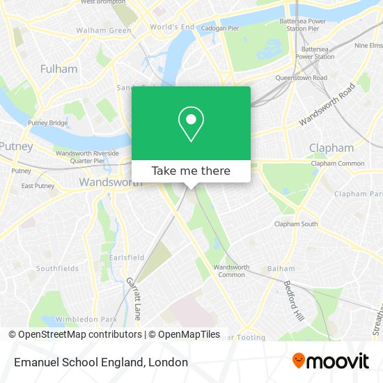 Emanuel School England map