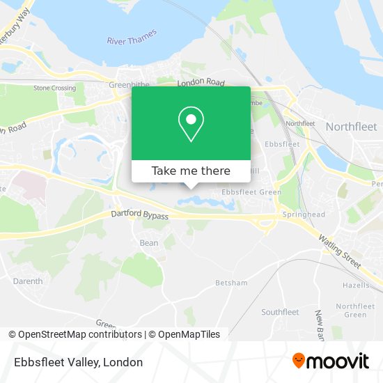 Ebbsfleet Valley map