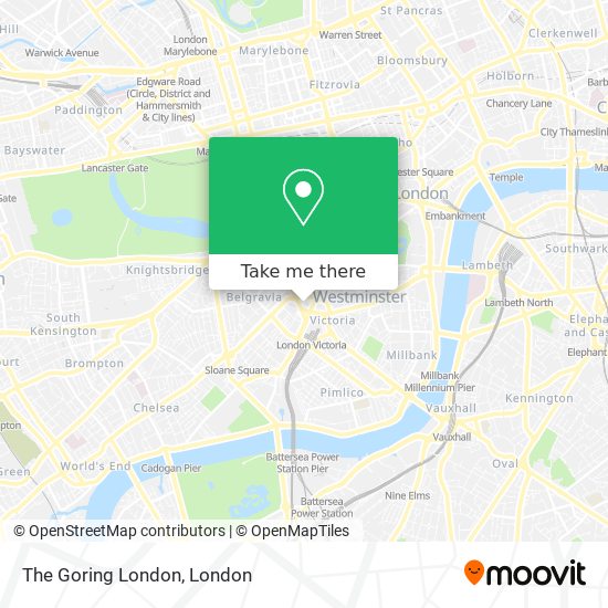 The Goring London map