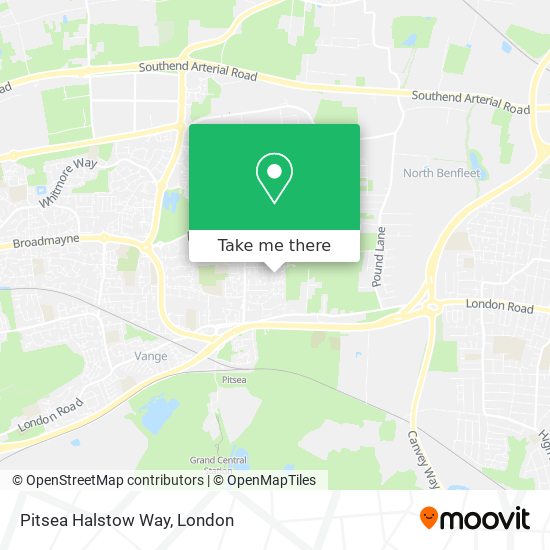 Pitsea Halstow Way map