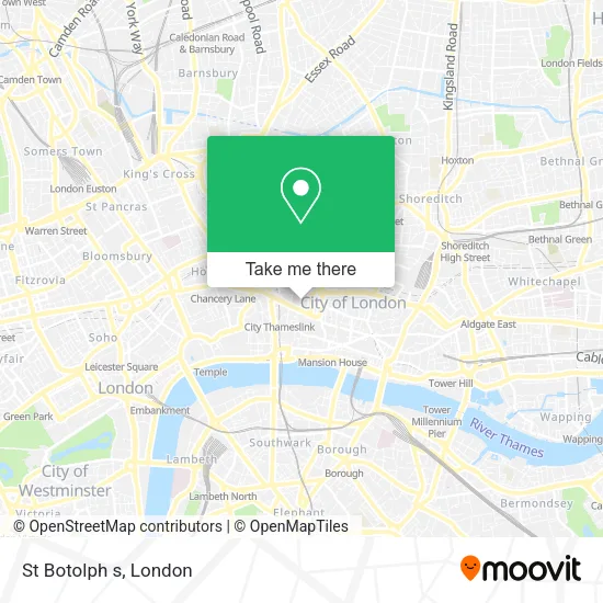 St Botolph s map
