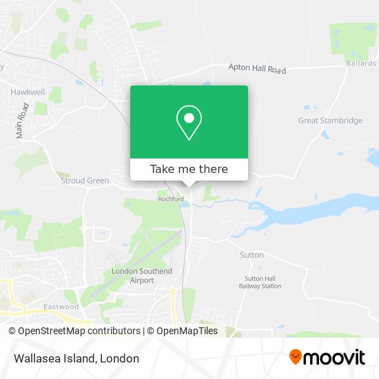 Wallasea Island map